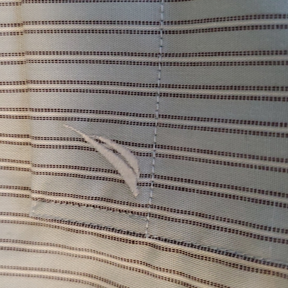 NWT! Nautica classic fit striped long sleeve dress shirt - Picture 6 of 13